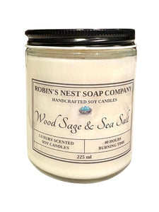 Wood Sage & Sea Salt Candle