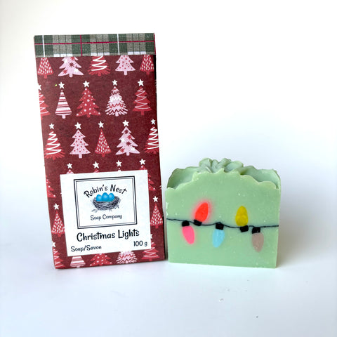 Christmas Lights Bar Soap