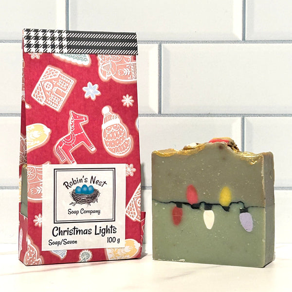 Christmas Lights Bar Soap