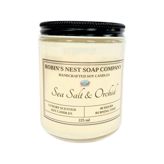 Sea Salt & Orchid Luxury Candle